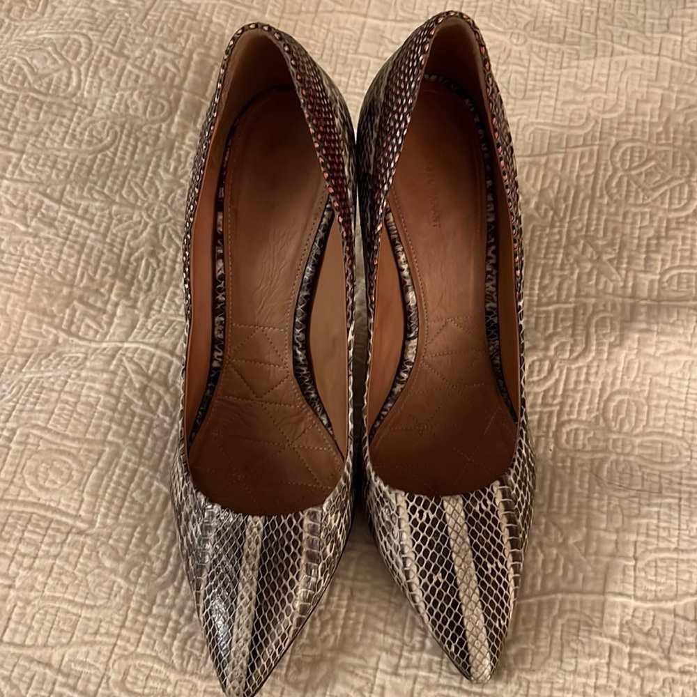 ISABEL MARANT SNAKESKIN HEELS